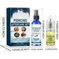 thumbnail image 2 of RAGUPEL 2026 New Piercing Care Set the and Discomfort of Ear Piercing Ear Piercing Care Solution Piercing Follow Up Care Solution 60Ml+Piercing Bump Solution 10Ml, 2 of 7