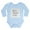 Sky Blue, variant on CafePress - Best Twin Ever Body Suit - Long Sleeve Cotton Baby Bodysuit