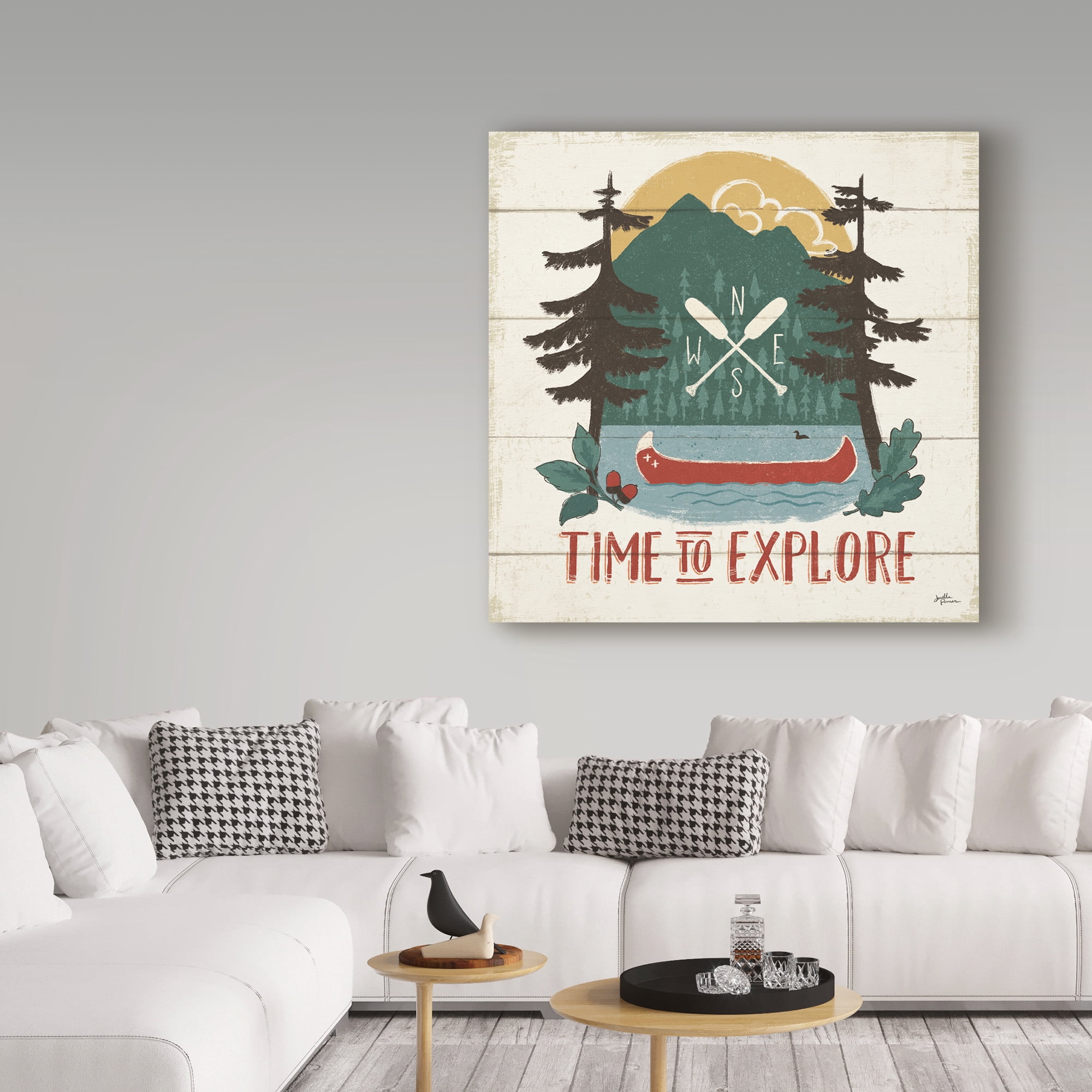 Trademark Fine Art 'Vintage Lake VI' Canvas Art by Janelle Penner