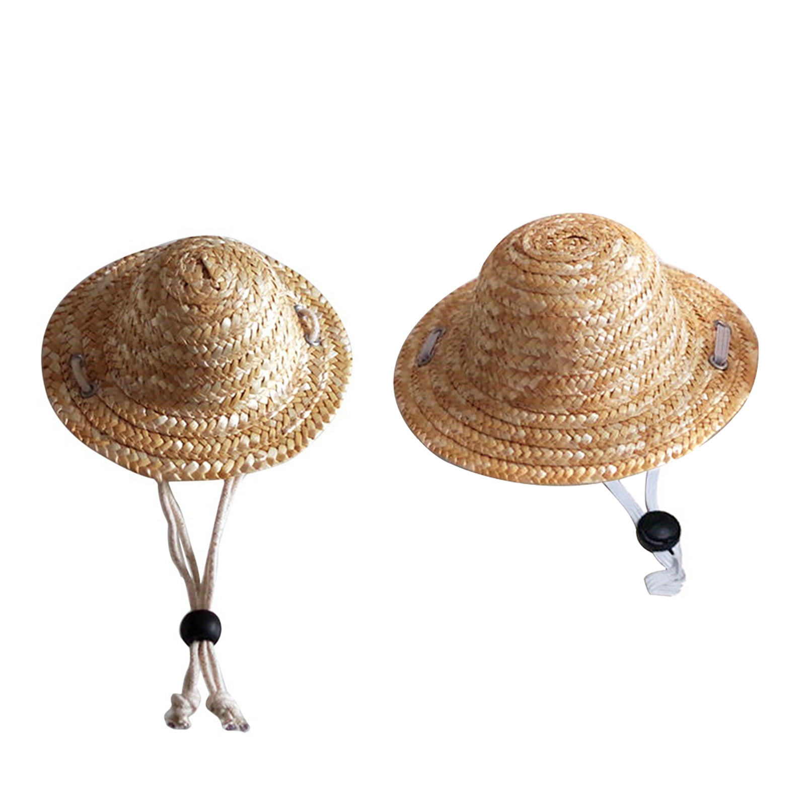 Coffee Tan Fancy Feather Wool Felt Slanted Hats - Sun Yorkos