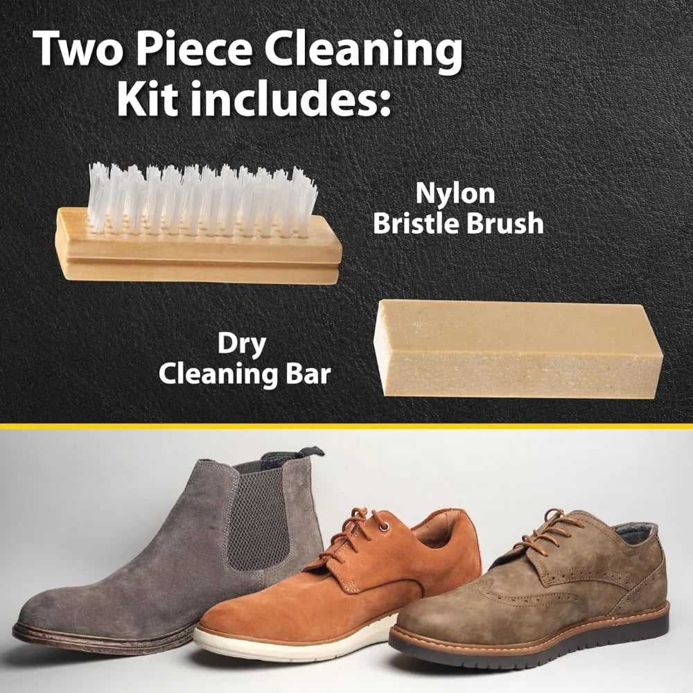 Suede Nubuck Cleaner Kit with Brush and Eraser Bar Mozambique Ubuy