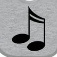 thumbnail image 4 of Inktastic Music Notes Musician Gift Boys or Girls Baby Bib, 4 of 4