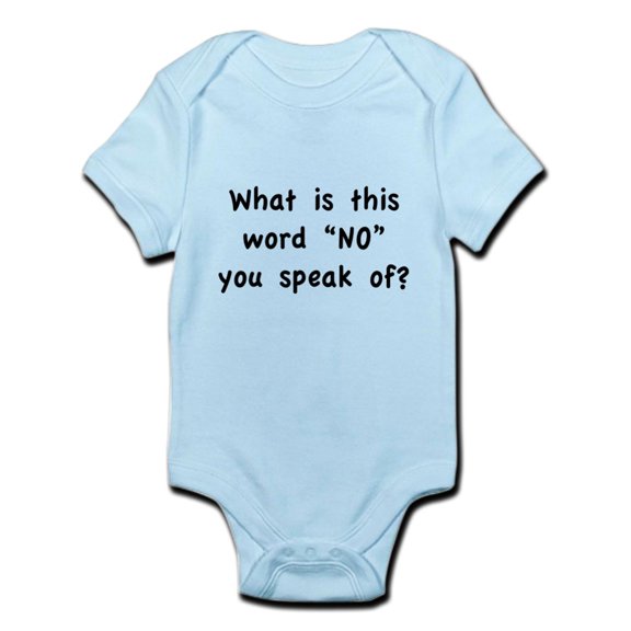 CafePress - What Is This Word No You Speak Of? Infant Bodysu - Baby Light Bodysuit