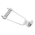 thumbnail image 1 of 6 String Jazz Guitar Trapeze Bridge Metal Replacement Accessories with Screws for Guitar Lovers, 1 of 7