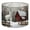 Color 2, variant on Linen Drum Lampshades Christmas Farmhouse Winter Wonderland Landscape Outdoor Holiday 13"x13"x10" Light Shade for Table Lamps Floor Lamps Drum Lamp Shades Lampshade Replacement Assembly Required