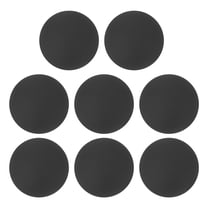 Uxcell 12Pack Door Stopper Wall Protector, 30mm/1" Black Self Adhesive Bumper Doorknob Buffer Guard for Home Office