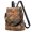 Thanksgiving Turkey Pumpkin Plaid Pattern, variant on Thanksgiving Orange White Gingham Pattern Fashion Backpack, Convertible Shoulder Bag with Side Bottle Pockets & Convertible Strap, Large Capacity Gifts for Women Casual Use