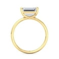 thumbnail image 4 of Balma - East To West Emerald Cut Moissanite Lab- Diamond Solitaire Engagement Ring with Thin Band, 4 of 5