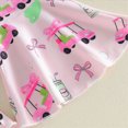 thumbnail image 6 of Paguaki Outfits Baby Girl DADDY'S GOLF GIRL Short Sleeve Romper Bodysuit Bell Bottom Pants Headband 3-Piece Set Infant Summer 3-6 Months, 6 of 9