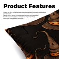 thumbnail image 2 of Witch Hat Velvet Throw Covers Pillows with Unique Patterns - Set of 2 Decorative Pillow Inserts in 16x16, 18x18, 20x20 Inches for Home Decor and More, 2 of 6