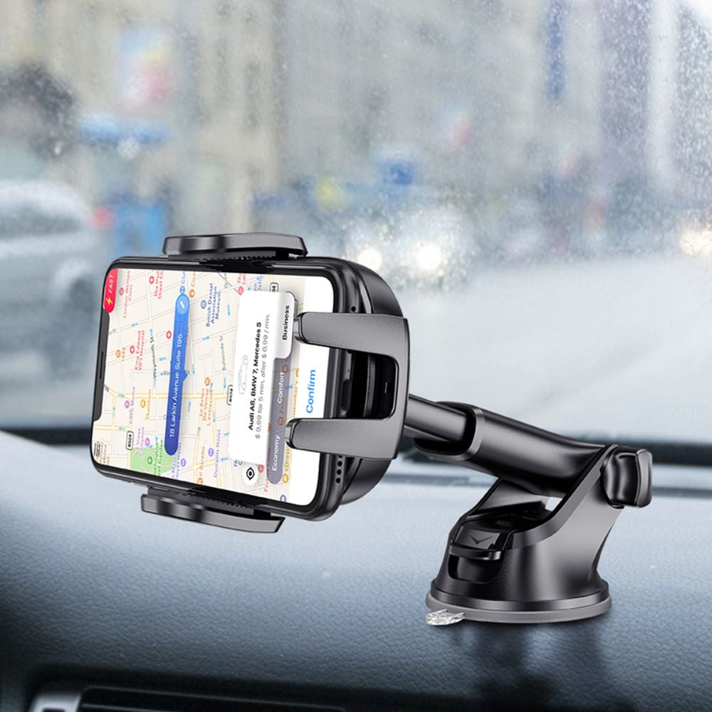 Rear View Mirror Phone Mount,Vehicle Adjustable Bracket Holder for Car Cell Phone Holder Huawei Mate 20. Samsung Galaxy S9/S8 Universal Stand Cradle for iPhone Pro/XS/Max/X/8/7/6/6s Plus