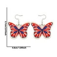 thumbnail image 3 of geerera Independence Day Theme Party Earrings Holiday Party Dress Up Ambiance Jewelry Pentagram Bow Hanging Ring, 3 of 6