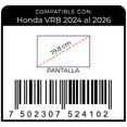 thumbnail image 2 of Mica de Nano Cristal Flexible para Pantalla de Honda VRB 2024 al 2026, 2 of 5