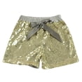 thumbnail image 4 of Kogui Girls Shorts High Waisted Girls' Casual Ruffled Waist Shorts Elastic Summer Wide Leg Shorts 5T 6T (Light Gray,5-6 Years), 4 of 9