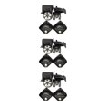 thumbnail image 1 of crativent Roulettes Pivotantes Robustes 2 Pcs pour Bagage et Valise avec Rouleau de Voyage à Roulement Fluide A78 Noir 5,3 cm 3 Ensembles, 1 of 6
