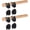 Natural, variant on Wall Mounted Sunglasses Organizer, Wooden Glasses Display Rack, Multi-Eyewear Storage Holder (1, Natural)