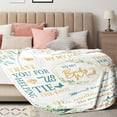 thumbnail image 2 of Yibo Bridesmaid Gifts Blanket Flannel Soft and Comfortable Anti-static Bed Sofa Blanket, 2 of 7