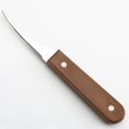 thumbnail image 5 of Cuchillo limpiador de camarones de acero inoxidable con mango deslizante de madera para herramientas de pelado de camarones de cocina, 5 of 5