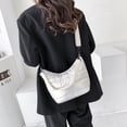 thumbnail image 3 of MesaSe Femmes Fil de Nylon Sac à Main Hiver Coréen Mode Pure Couleur Top-handle Sacs, 3 of 6