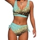 thumbnail image 3 of Bikini Mujer Traje de Baño Conjunto de Tankinis Push Up Sexy Para Mujer, Bikini Retro Fruncido de Cintura Alta, Traje de Baño de Dos Piezas, Traje de Baño Estampado, Ropa de Playa, 3 of 6
