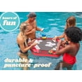 thumbnail image 3 of Polar Whale Floating Large Poker Table Red and Black Game Tray for Pool or Beach Party Float Lounge Durable Foam 40.5 Inch Chip Slots Drink Holders UV Resistant, 3 of 6