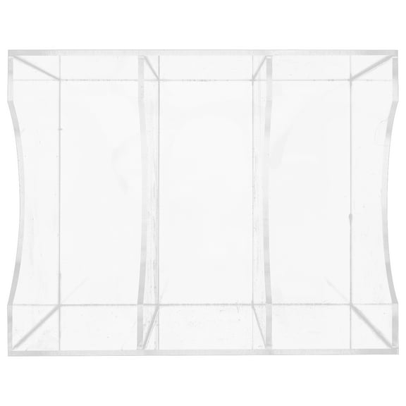 ADDHAT 1Pack Belt Holder Organizer Box Clear Acrylic Storage For Closet Desk 17.0X13.0X12.5in