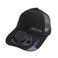 thumbnail image 4 of Gorra con ventilador alimentada por energía solar. Sombrero versátil para exteriores, ideal para mochileros y senderismo. Negro 300MA, 4 of 9