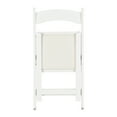 thumbnail image 4 of DEALTOPS 4PCS/Set Upholstered Folding Chair,Space Saving, Easy to Carry, Beige Cushion/White Shelf for Dining Room-Beige, 4 of 11