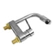 thumbnail image 4 of 304 Stainless-Steel Basin Faucet Sink Faucet Taps Cold And Hot Mixer Tap Single Handle 2Holes Ceramic Valve Bathroom Accessories, 4 of 10