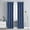 Navy, variant on Blackout Curtains Panels for Bedroom, Noise Reducing Thermal Insulated Wave Line Foil Print Design Blackout Curtains for Patio Sliding Glass Door ( 1 Panels, 52 x 84 Inch)