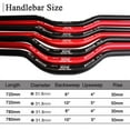 thumbnail image 4 of BUCKLOS Mountain Bike Handlebar φ31.8mm Aluminum Alloy 30/50mm Rise MTB Handlebar,720/780mm Mtb Handle Bar Riser Bar, 4 of 7
