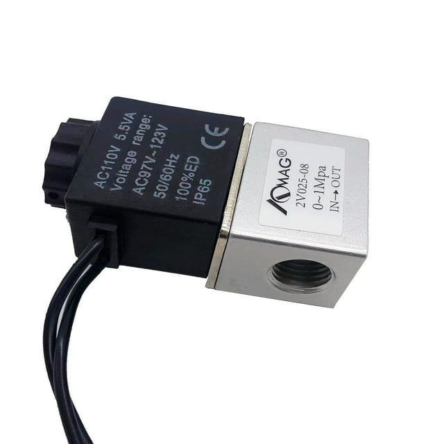 Electroválvula eléctrica AOMAG de 2 vías normalmente cerrada 110 V AC