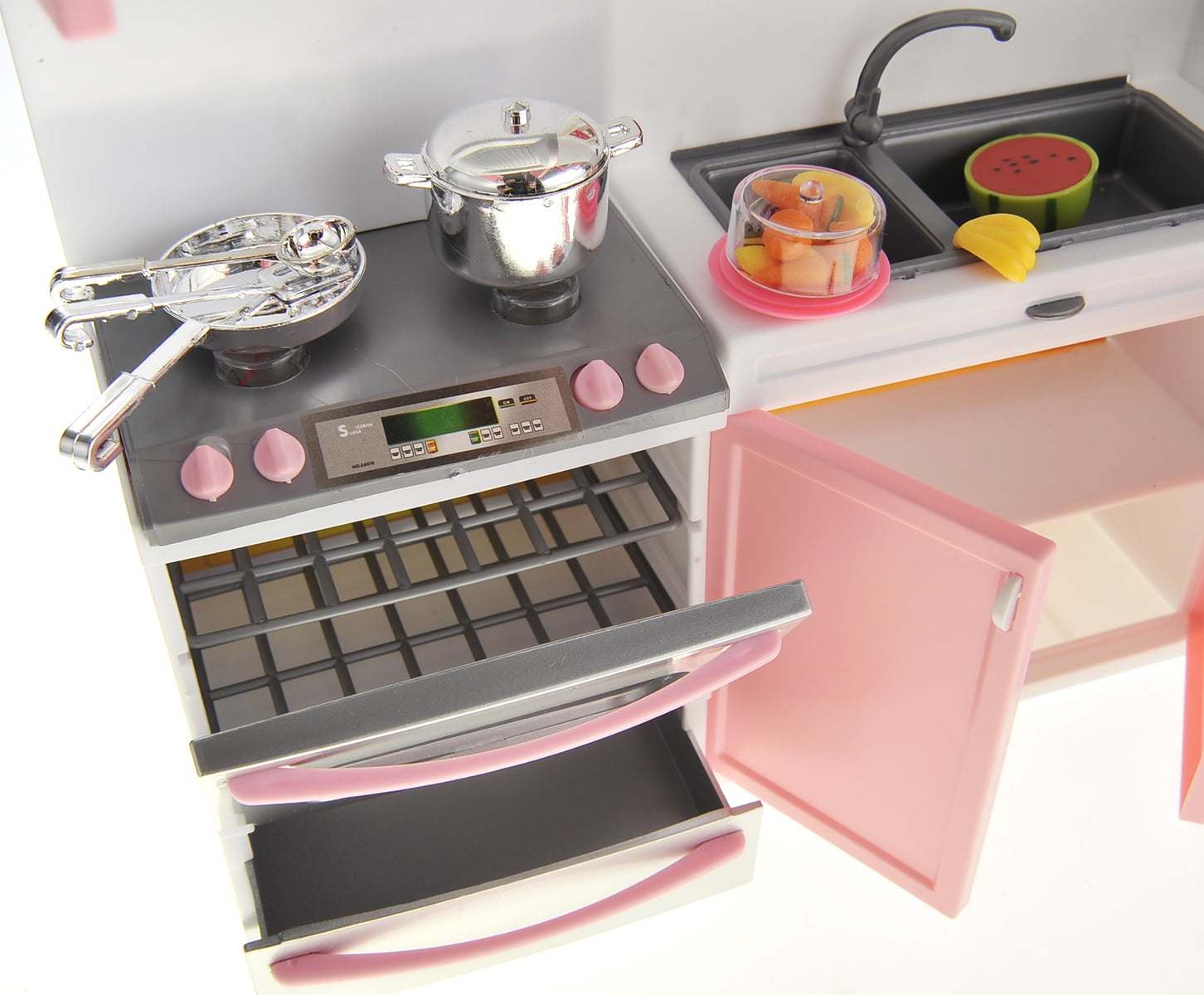 Kitchen Connection Modern Kitchen Playset - Pink 