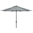 thumbnail image 2 of Safavieh Ortega 9' Market Crank Auto Tilt Patio Umbrella, Grey, 2 of 8