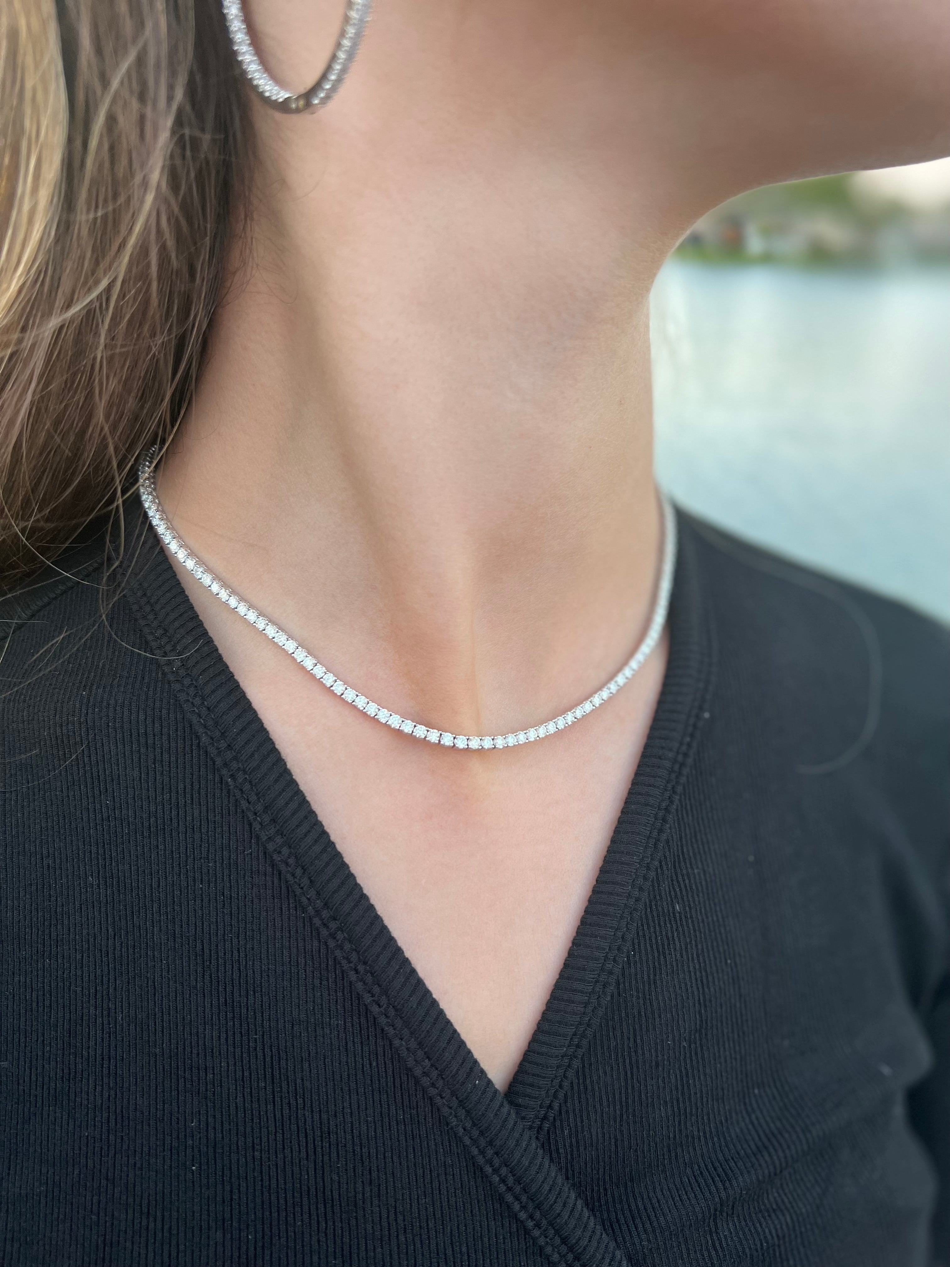 Diamond Tennis Necklace | Miss Diamond Ring