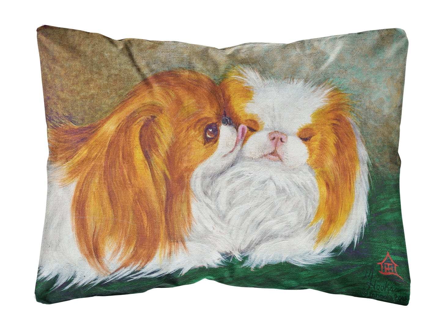 Japanese Chin Best Friends Fabric Decorative Pillow Walmart Com Walmart Com