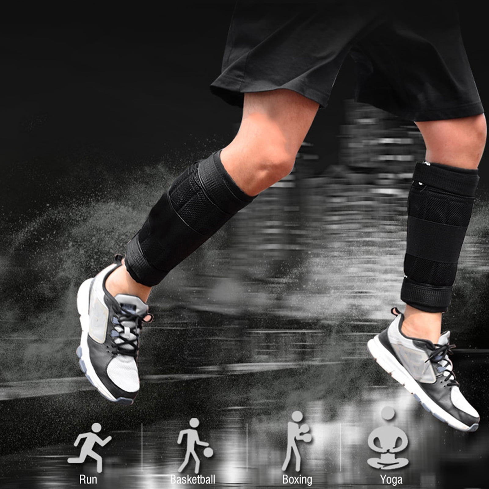 Exercise Training Weighted Leg Bands, Ankle Adjustable Loading Weighted Leg Strap for Women Men Fitness, Walking, Jogging, Exercise, Gym
