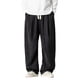 thumbnail image 1 of Ceisia Men Solid Color Multi Pocket Linen Workwear Pants Loose Wide Gift Leg Casual Trousers, 1 of 5