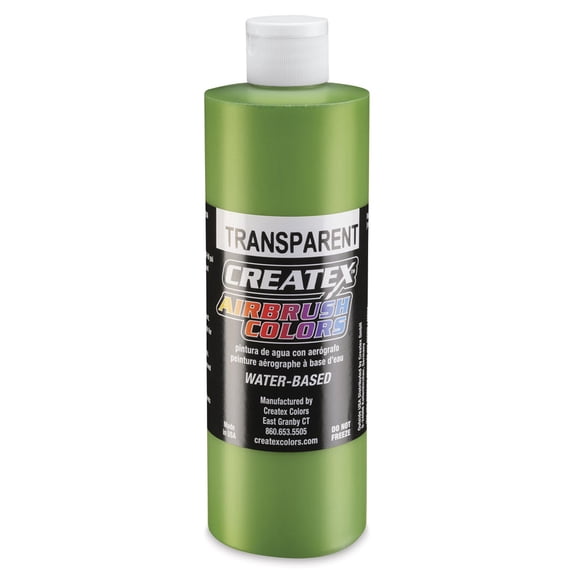 Createx Airbrush Color - 16 oz, Transparent Leaf Green