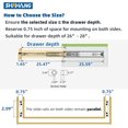 thumbnail image 2 of Heavy Duty Drawer Slides (mm Width-Without Lock, ), 2 of 6
