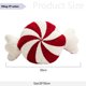 thumbnail image 2 of Almohada Decorativa Suave La Felpa Navidad para Casera (caramelo) Rojo, 2 of 9