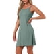 thumbnail image 4 of INSPIRE CHIC Vestido de Noche para Mujeres Modal Suave con Tirantes Espagueti Cuello Redondo Ropa de Dormir S Verde Claro, 4 of 6