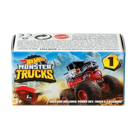 Hot Wheels Monster Trucks Mystery Blind Box (Styles May (Best Truck To Haul 5th Wheel)