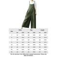 thumbnail image 2 of Mamelucos Mamelucos sueltos de algodón Monos de mujer de una pieza Mono (Verde 4XL) Ygjytge Verde T 24 para Mujer, 2 of 9