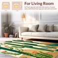 thumbnail image 2 of ODIKA 5' x 7' Machine Washable Non-Slip Area Rug, Boho Cactus High Traffic Rug, Green, 229989, 2 of 7
