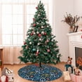 thumbnail image 7 of Lsque Bicycle Colorful Print Christmas Tree Skirt, Tree Skirt with Ties or Velcro, Perfect for Holiday Decorations, Halloween, and New Year-48", 7 of 7