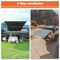 thumbnail image 6 of Yescom Vehicle Awning with Blackout Coating 6.6x8.4' Car Roof Rack Overlanding Shade for SUV Camping Travel, 6 of 9