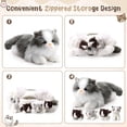 thumbnail image 3 of Peluche HyDren Realistic Ragdoll Cat con 4 gatitos, 3 of 6