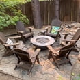 thumbnail image 2 of DuraWeather Poly® Classic King Size Folding Adirondack Chair, 2 of 5