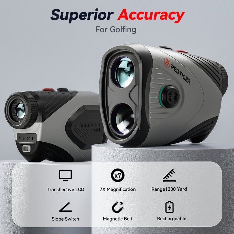 REDTIGER Laser Golf Rangefinder 1200 Yards, 7x Magnification photo 4